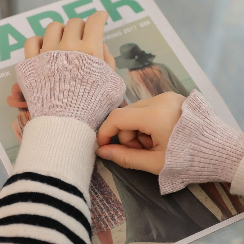 保暖针织护腕木耳花边护关节防寒运动袖套套袖工作护袖工作学习,淘宝优惠券,粉丝福利购,淘宝优惠卷