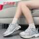NewBalance 410 shock-absorbing and anti-slip low-top casual running shoes for men and women MT410KM5 silver white