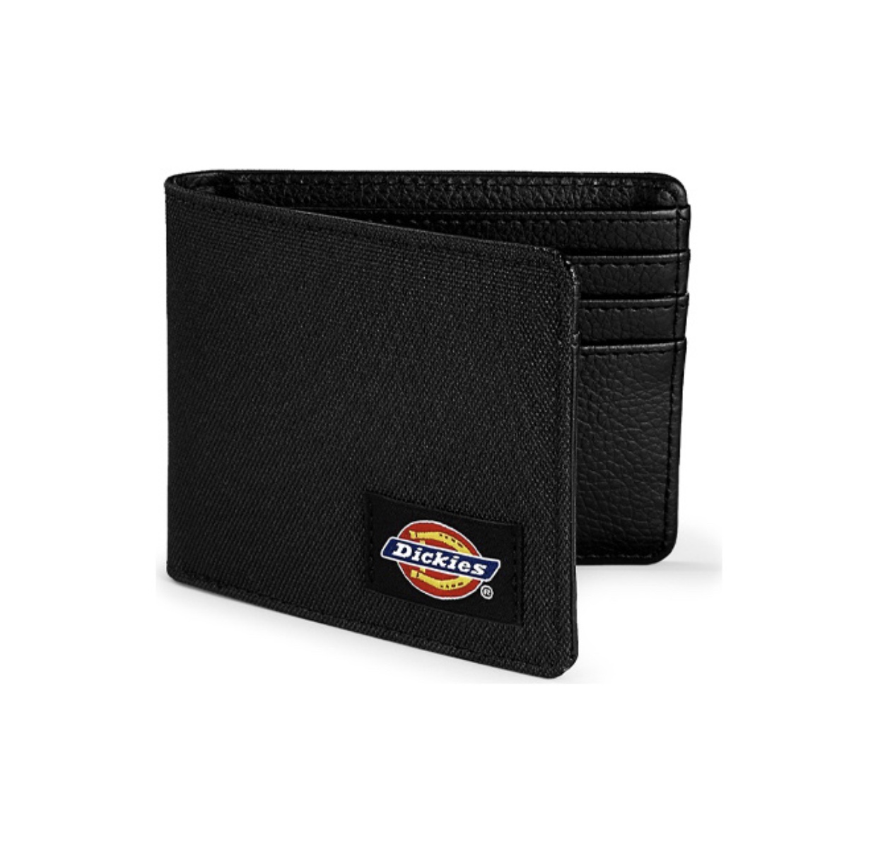 Dickies Logo徽标复古多夹层帆布钱包卡包小号黑色520送礼-图0