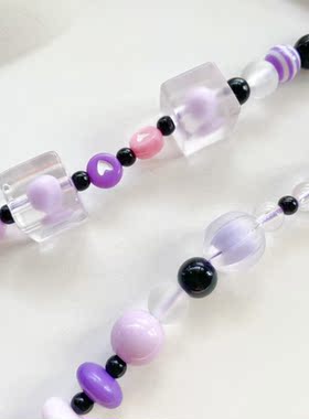 原创串珠亚克力手工女