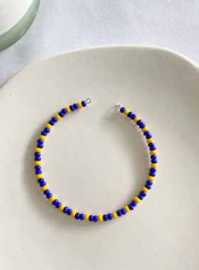 pupu原创手工美式复古串珠ins