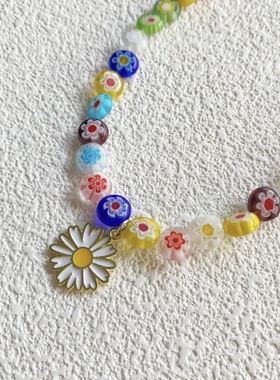 手工项链琉璃手工同款情侣