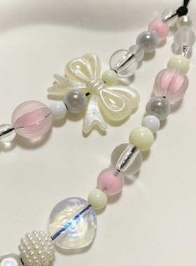 手工串珠亚克力原创可爱女