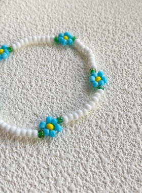 手工串珠串珠明星同款百搭情侣