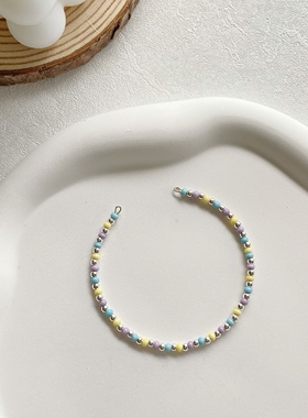 手工手链串珠原创未镶嵌