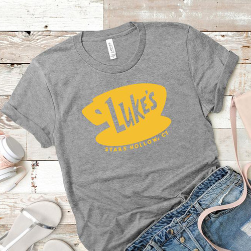 Luke's Stars Hollow Diner T-Shirt Gilmore Girls吉尔摩女孩T恤 - 图1