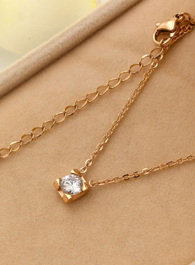 HuoTing锆石锁骨链女气质款颈链