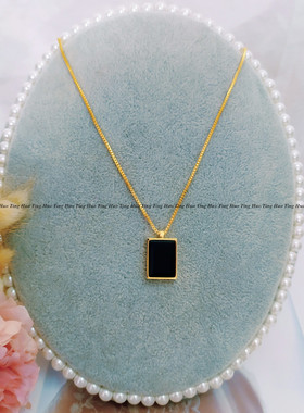 HuoTing钛钢高保色项链防过敏