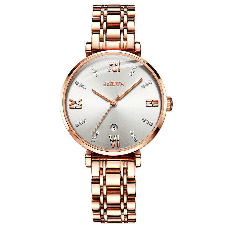 瑞士2023年新款正品女式超薄女表 jsdun金仕盾一骄国产腕表