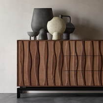 kena canine carna cardo dining side cabinets Silent Wind Solid Wood North American Black Walnuts Wood Locker design Sense Z