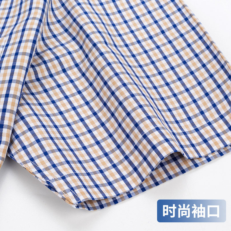 罗蒙短袖夏季全棉商务休闲男士衬衫 瑞飞服饰衬衫