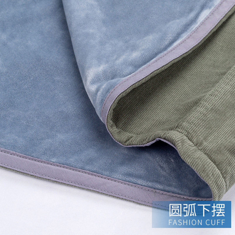 南极人灯芯绒加绒加厚条绒纯棉衬衫 瑞飞服饰衬衫