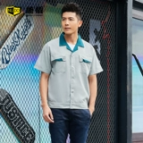 能盾 Хлопковый летний тонкий износостойкий комбинезон, короткий рукав, делается под заказ