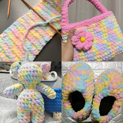 Клубок пряжи, шарф ручной работы, тапочки, DIY, оптовые продажи