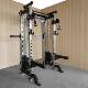 Fixed pulley double fly squat rack fly