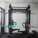 Squat rack attachment double push arm chest push