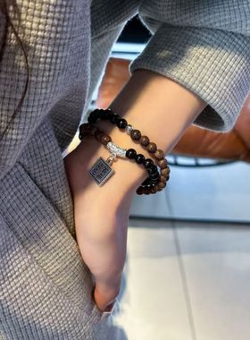 A「记忆胶卷」复古棕色胶片相机项链春夏新款新中式可调节锁骨链