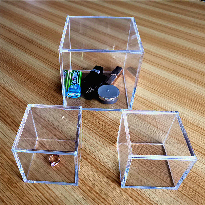 透明亚克力强磁盖正方形手办收纳盒推拉盖咖啡胶囊储物盒首饰盒,淘宝优惠券,粉丝福利购,淘宝优惠卷