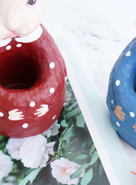 可爱风兔子笔筒化妆刷乔迁礼物