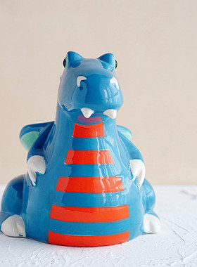 卡通立体可爱风动物恐龙装饰品