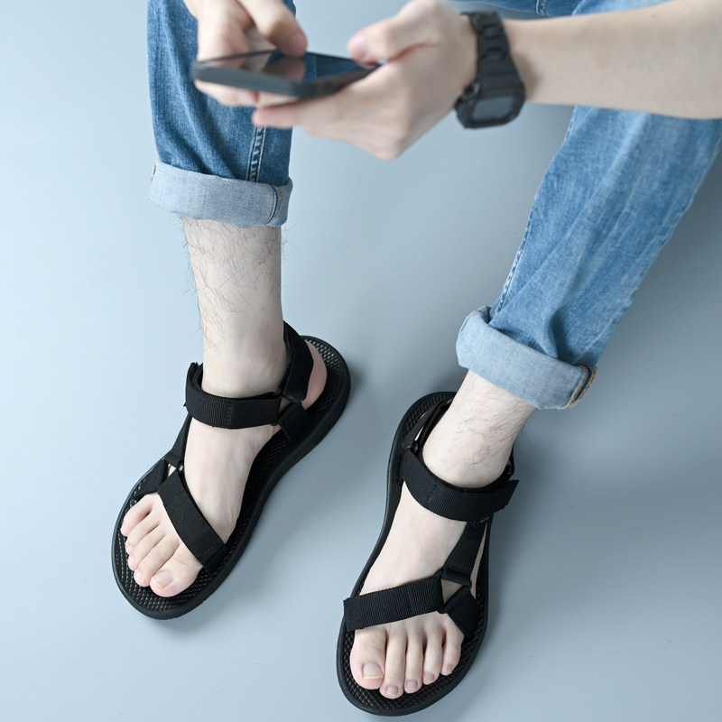 越南男士凉鞋男款软底溯溪鞋夏季开车透气防臭户外运动休闲沙滩鞋 - 图2