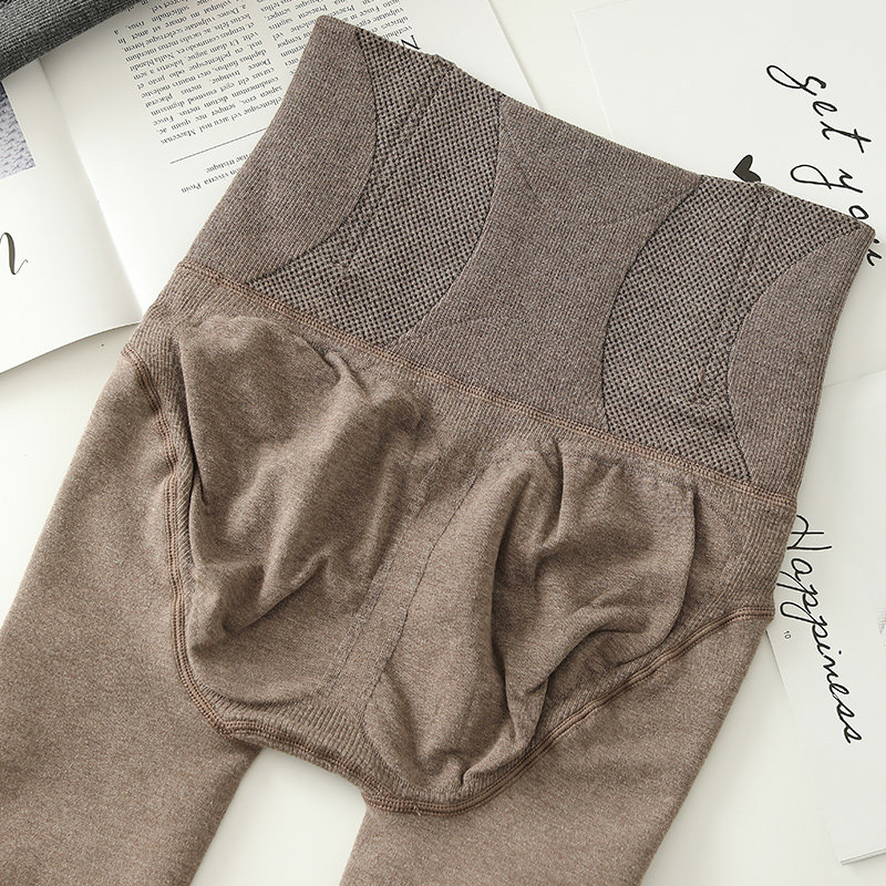 秋冬高腰收腹外穿黑色加绒连裤袜 rosirollan服饰打底裤