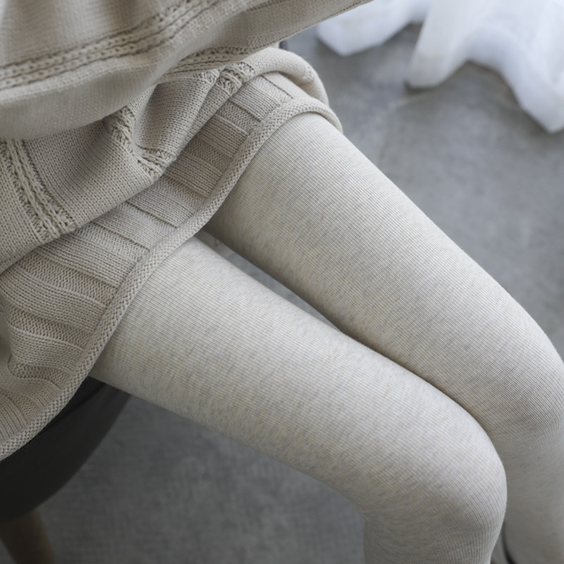 900d竖条纹外穿秋冬加绒中厚连裤袜 rosirollan服饰打底裤