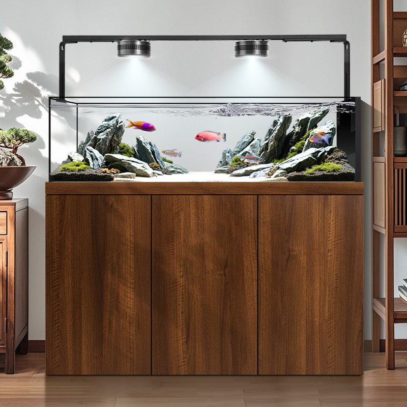 汉霸超薄窄溢溪流缸2025新款原生野采造景缸客厅落地底滤鱼缸大型,淘宝优惠券,粉丝福利购,淘宝优惠卷