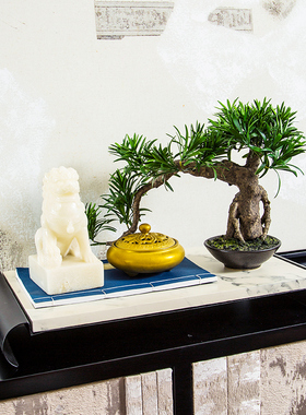 新中式创意托盘客l厅茶几茶盘办公室书房长方形收纳摆件家居装饰