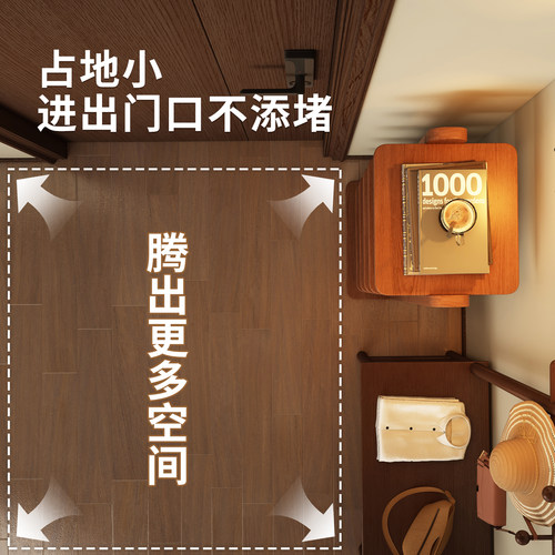 实木鞋架多层家用门口室内简易小窄鞋柜入户门不占地方鞋子收纳架 - 图0