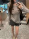 FASC homemade high-waisted black suit shorts for women 2025 new autumn and winter outer wear gray small slimming hot pants