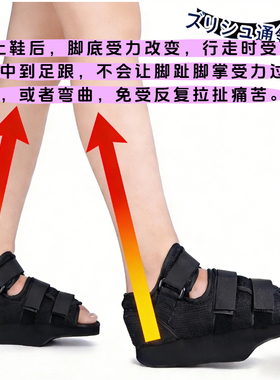 让前脚掌足弓脚趾不受力的鞋子