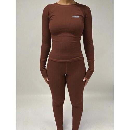 Womens Letter Patched Raglan Sleeve Tee Skinny Pants Set - 图3