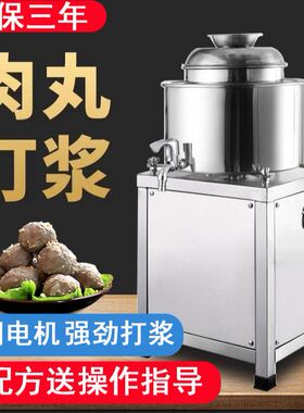 肉丸打浆机商用瘦肉丸机潮汕牛肉鱼丸多功能福鼎肉片打肉圆机
