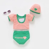 Пляжный купальник для девочек, быстросохнущий детский комбинезон, защита от солнца, в западном стиле