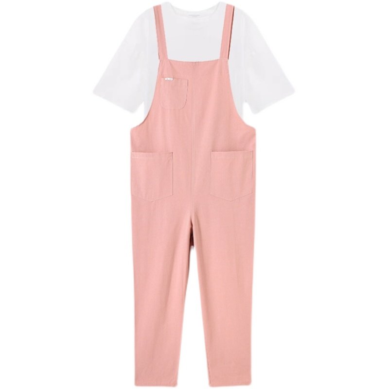 孕妇背带裤春秋款外穿两件套t恤 巴布蕾母婴吊带/背心