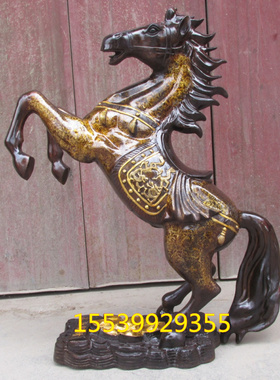 风水立马发财摆件工艺品