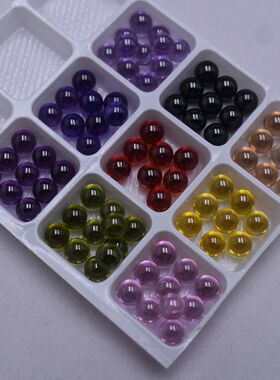 4mm5mm6mm8mm锆石珠指尖蛇螺球珠石榴红光珠圆珠彩色锆石转运珠子