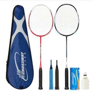 克洛斯威羽毛球拍2支装