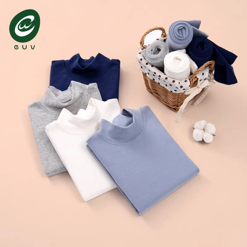 euv 儿童高领秋衣秋裤男女童打底套装纯棉a类棉毛衫中领保暖内衣,淘宝优惠券,粉丝福利购,淘宝优惠卷