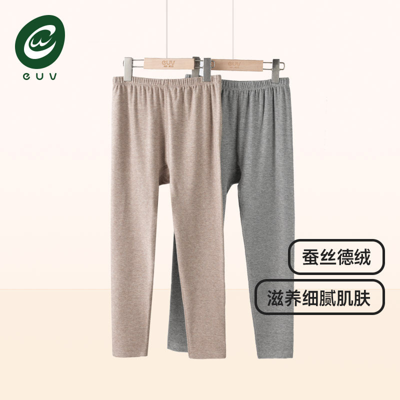 euv 胖童保暖裤男童女童内穿蚕丝德绒秋裤中童儿童加宽加厚棉毛裤,淘宝优惠券,粉丝福利购,淘宝优惠卷