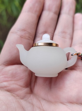 夜光把把壶手机吊饰可打开小茶壶