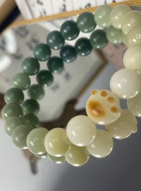 风胡奥菩提猫爪单圈手串