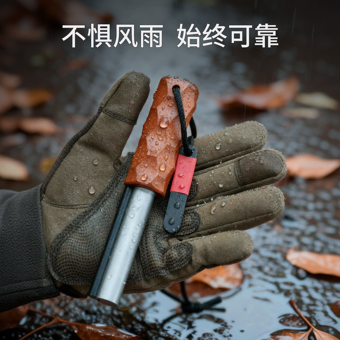 迪拓二合一户外生存打火石助燃棒野外荒野求生打火棒末日生存装备,淘宝优惠券,粉丝福利购,淘宝优惠卷