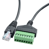 Удлинительная линия сетевого кабеля Сетевой кабель RJ45, отверстие для винта ремня, не требующее пайки, может быть фиксированным, перенос клемм, 8-жильная удлинительная линия