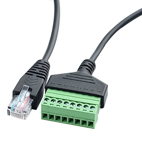 Удлинительная линия сетевого кабеля Сетевой кабель RJ45, отверстие для винта ремня, не требующее пайки, может быть фиксированным, перенос клемм, 8-жильная удлинительная линия