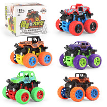 Cross-border e-commerce childrens toy tennis red four-whead stunts the off-road car boy toy car model night market stall