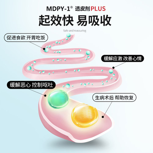 mdpy米氮平透皮剂猫增食剂膏宠物开胃增肥缓解抑郁应激厌绝诱食剂-图1