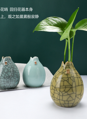 室内家居装饰摆件陶瓷器水培花瓶