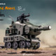 Luminous and transformable tank robot model toy